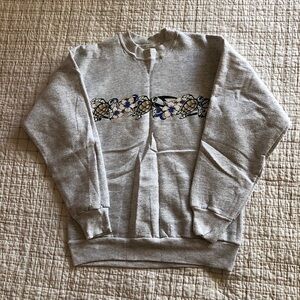 Grey Hawaiian Turtle Pullover Crewneck